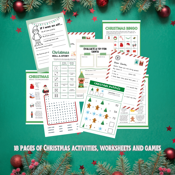 Christmas activities and worksheets